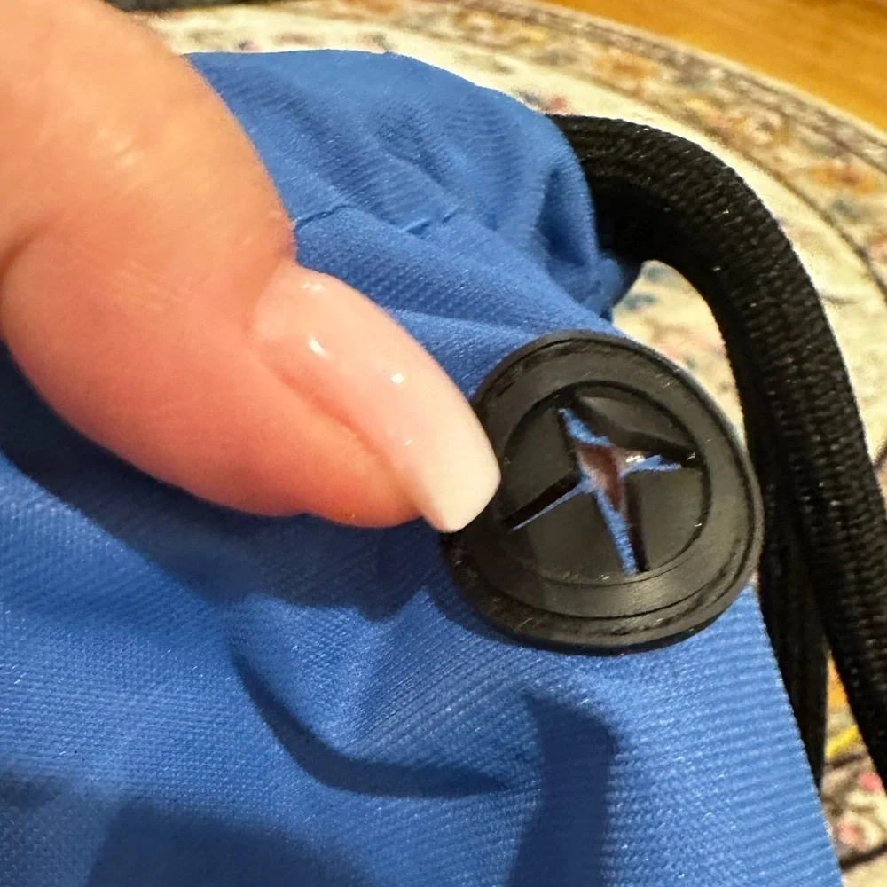APPLE UNISEX DRAWSTRING BLUE BACKPACK TECH PREPPY BAG